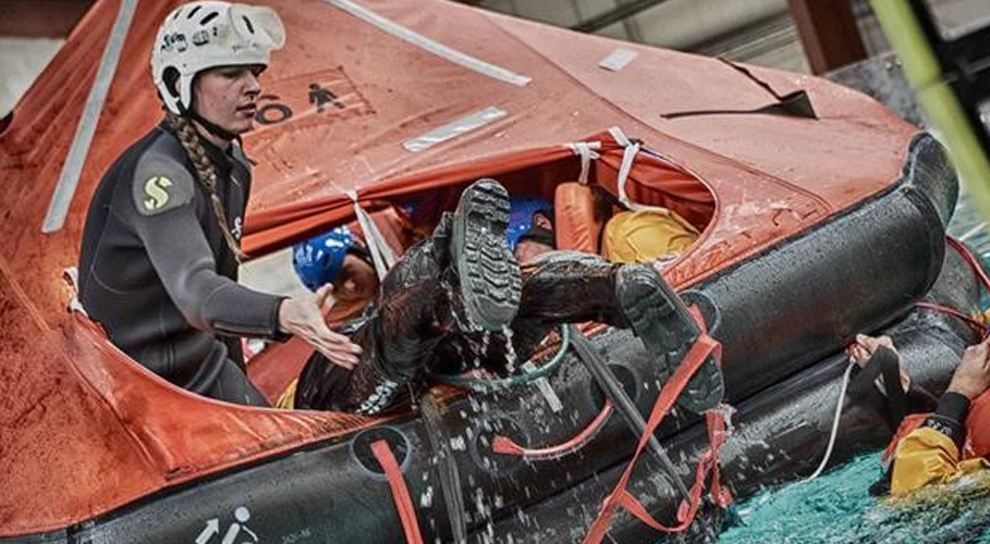 Maersk Training water rescue